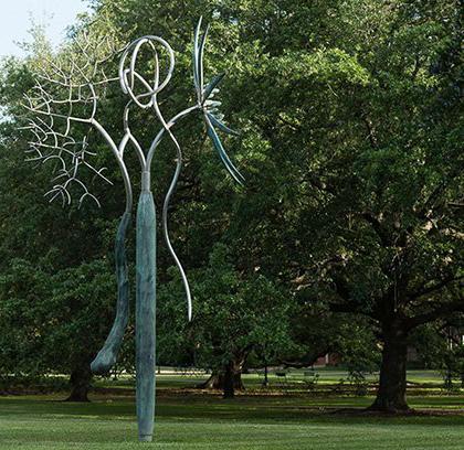 James Surls树雕塑